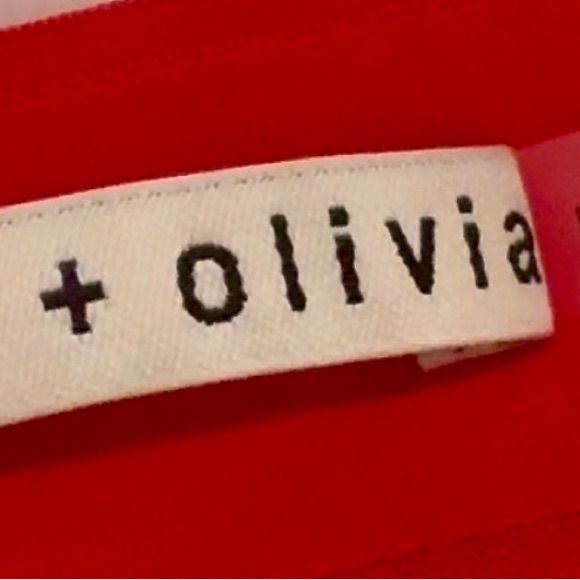 Alice And Olivia FIFI PAILLETTE MIDI SKIRT. Red Sequin Size 6. - Picture 8 of 11